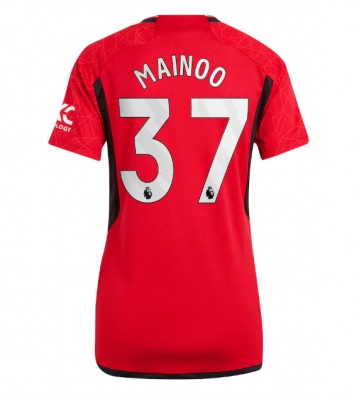 Manchester United Kobbie Mainoo #37 Hemmatröja Dam 2023-24 Kortärmad